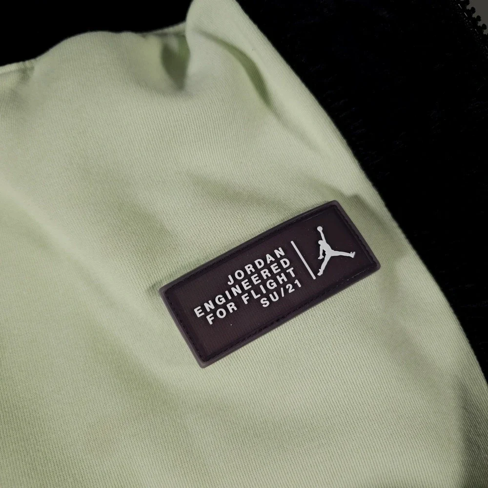 Jordan Engineered Shorts Mens XXL‎ Green Black Zipper Mesh CZ4822-383